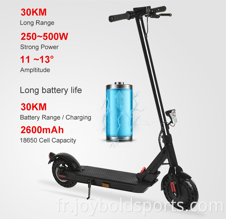 2021 nouveau design 8,5 pouces deux roues moteur sans brosse 36V 500W scooters électriques pliables pour adulte